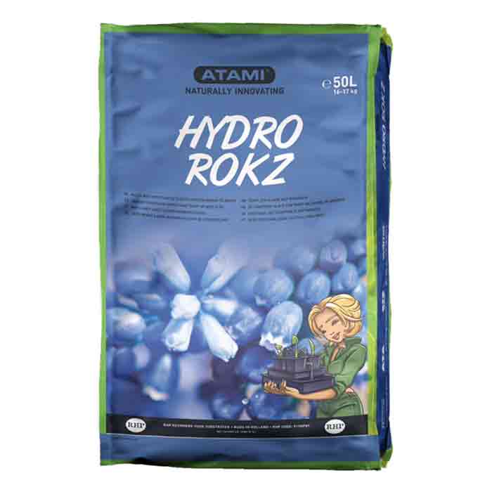 Hydro Rokz Sustrato Arcilla Expandida para Cultivo 45L ATAMI